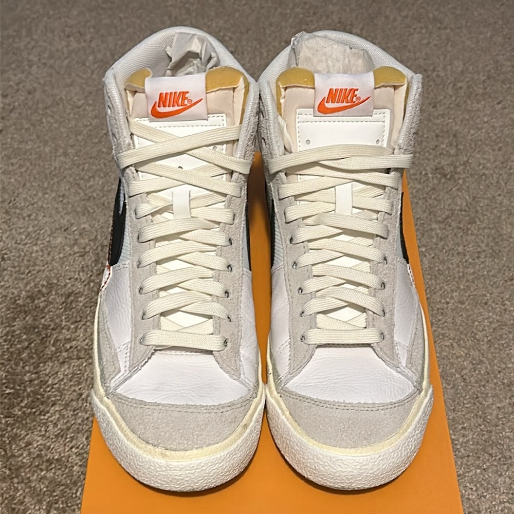 Nike Blazer Mid 77 Pro Club Vintage Retro Sneaker Trainers - Picture 5 of 9